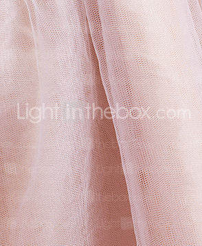 A-line Sweetheart Knee-length Elastic Woven Satin Tulle Cocktail Dress