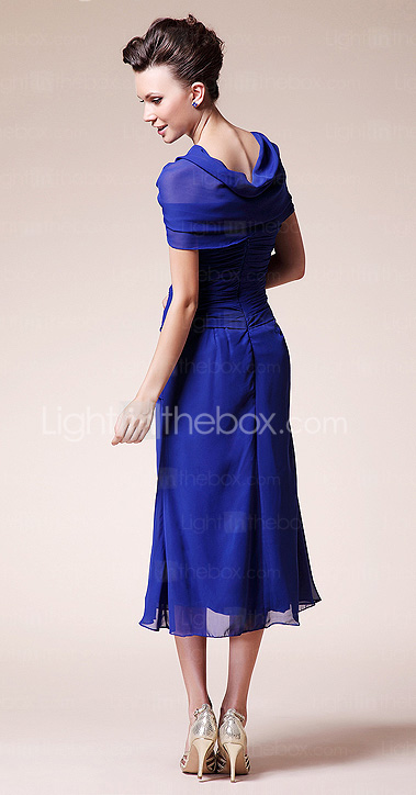 FE - Kleid für die Brautmutter aus Chiffon mit Bolerojäckchen FE - Kleid für die Brautmutter aus Chiffon mit Bolerojäckchen