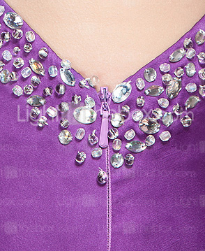 Sheath/Column Sweetheart Floor-length Elastic Woven Satin Evening Dress