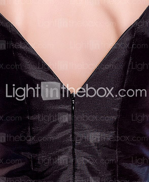 Sheath/Column V-neck Knee-length Taffeta Cocktail Dress Sheath/Column V-neck Knee-length Taffeta Cocktail Dress