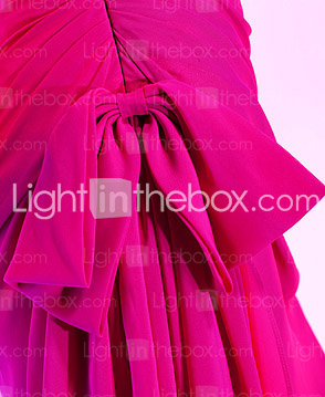 Sheath/Column Off-the-shoulder Knee-length Chiffon Cocktail Dress Sheath/Column Off-the-shoulder Knee-length Chiffon Cocktail Dress