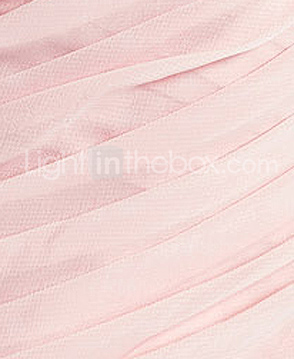 Sheath/ Column V-neck Floor-length Chiffon Bridesmaid Dress With Criss-Cross Bodice