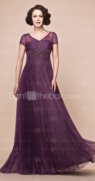 AYLICE - Robe de Mère de Mariée Organza Satin
