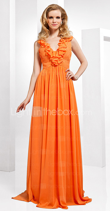 LOES - Vestido de Festa em Chifon
