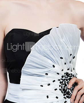 Trumpet/Mermaid Sweetheart Strapless Floor-length Taffeta Evening Dress 