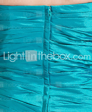 Trumpet/Mermaid Strapless Floor-length Taffeta Bridesmaid Dress
