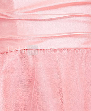 A-line Spaghetti Straps Short / Mini Taffeta Tulle Cocktail Dress A-line Spaghetti Straps Short / Mini Taffeta Tulle Cocktail Dress