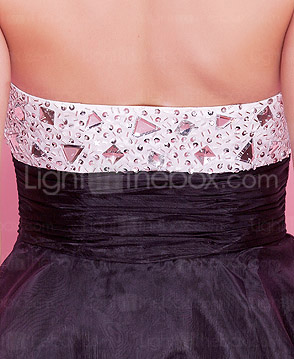 ALETHEA - Robe de Cocktail Organza Satin