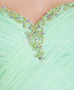 bainha / coluna namorada do assoalho-comprimento vestido de noite de tule