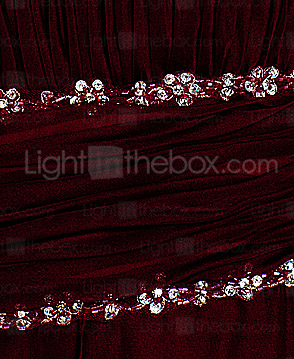 envoltura / vestido de noche de gasa palabra de longitud sin tirantes de la columna envoltura / vestido de noche de gasa palabra de longitud sin tirantes de la columna