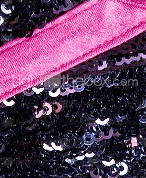 ALVARA - kjole til cocktail i organza og sequine ALVARA - kjole til cocktail i organza og sequine