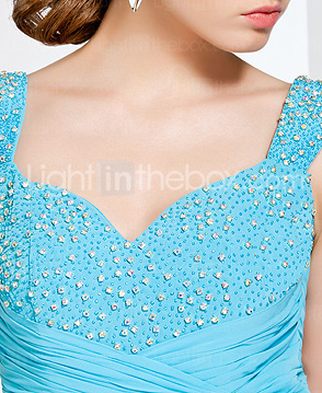 Sheath/Column Floor-length Chiffon Evening Dress With Straps Sheath/Column Floor-length Chiffon Evening Dress With Straps