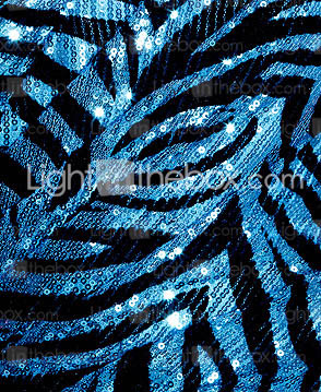  Sheath / Column One Shoulder Short / Mini Sequined Cocktail Dress