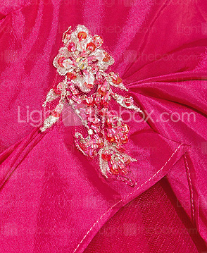 A-line Spaghetti Straps Floor-length Taffeta Tulle Evening Dress A-line Spaghetti Straps Floor-length Taffeta Tulle Evening Dress