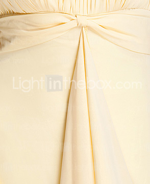 Sheath/Column Strapless Floor-length Chiffon Bridesmaid Dress Sheath/Column Strapless Floor-length Chiffon Bridesmaid Dress