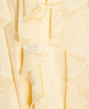 Sheath/Column Strapless Floor-length Chiffon Bridesmaid Dress Sheath/Column Strapless Floor-length Chiffon Bridesmaid Dress