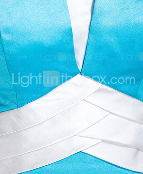 A-line Strapless Floor-length Satin Bridesmaid Dress A-line Strapless Floor-length Satin Bridesmaid Dress