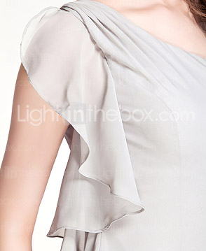 A-line One Shoulder Floor-length Chiffon Bridesmaid Dress A-line One Shoulder Floor-length Chiffon Bridesmaid Dress