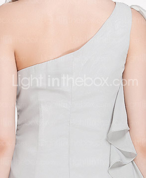 A-line One Shoulder Floor-length Chiffon Bridesmaid Dress A-line One Shoulder Floor-length Chiffon Bridesmaid Dress