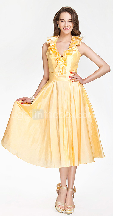 ORIANNA - Robe de Demoiselle d'Honneur Taffetas