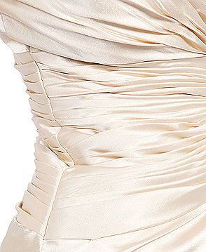 Sheath/ Column V-neck Floor-length Stretch Satin Evening Dress
