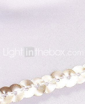  Sheath/ Column Square Knee-length Spandex Over Sequined Cocktail Dress