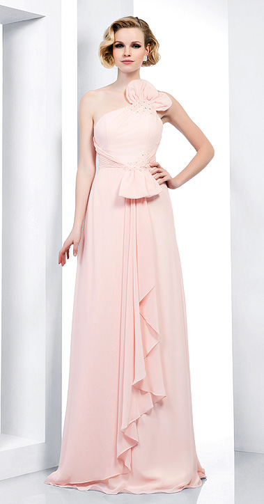 OLIVA - Abito da Sera in Chiffon