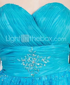 HEATHER - Robe de Soirée Organza Dentelle