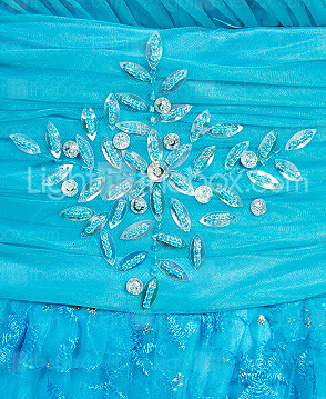 HEATHER - Robe de Soirée Organza Dentelle
