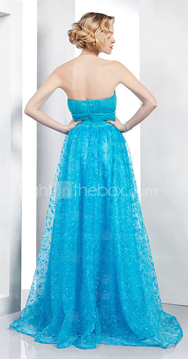 HEATHER - Robe de Soirée Organza Dentelle