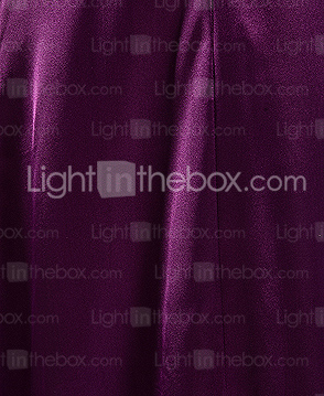 bainha / coluna off-the-ombro assoalho-comprimento de cetim vestido de noite