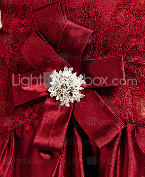 A-line Sweetheart Asymmetrical Floor-length Stretch Satin Lace Evening Dress A-line Sweetheart Asymmetrical Floor-length Stretch Satin Lace Evening Dress