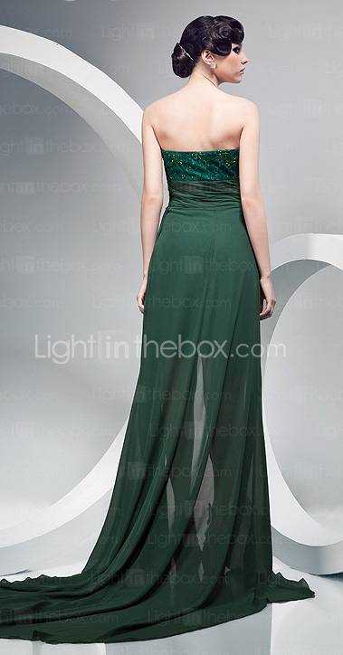 JESSAMYN - Kleid für Abendveranstaltung aus Chiffon und Spitze JESSAMYN - Kleid für Abendveranstaltung aus Chiffon und Spitze