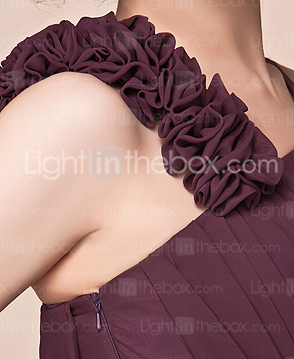 Sheath/Column Straps Floor-length Chiffon Mother of the Bride Dress 
