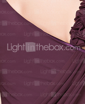 Sheath/Column Straps Floor-length Chiffon Mother of the Bride Dress 