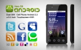 Hero G9 - Dual SIM Android 2.2 Cell Phone w/ 3.5 Inch Touchscreen + WiFi