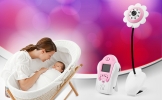 surveiller bébé avec vision de nuit et à av (conception de fleur)