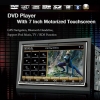 Car DVD Player + 7 Inch Motorized Touchscreen + GPS + Support iPod + Digital TV