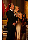 Lily Sheath/ Column Square Floor-length Sleeveless Elastic satin Gossip Girl Fashion/ Cocktail Dress Season 3 (FSH0446)