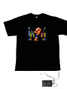 geluid en muziek geactiveerd el Visualizer vu-spectrum danser t-shirt (4 * aaa)