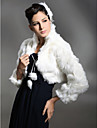 Long Sleeves Faux Fur Special Occasion/ Wedding Jacket/ Wrap