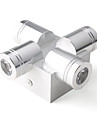 4W LED Wall Light - Silver White (Aluminum Finish)
