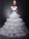 ALEXANDRINE - Robe de Mariée Satin Tulle