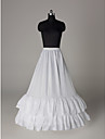 Nylon A-Line Medium Fullness 2 Tier Floor-length Slip Style/ Wedding Petticoats