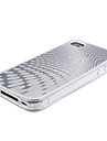 Raindrop Pattern Protective TPU Case for iPhone 4 Transpatent