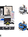 Professional Tattoo Kits for Lining and Shading with LCD Power Supply