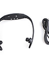 Wireless Handsfree Headset Sport MP3 Player - Black