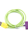 Colorful Universal Data Line for iPhone and iPad (Green)
