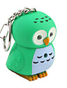 Owl Keychain with LED Flashlight and Sound Effects