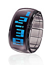 Reloj Pulsera LED Futurista Tipo Brazalete - Negro